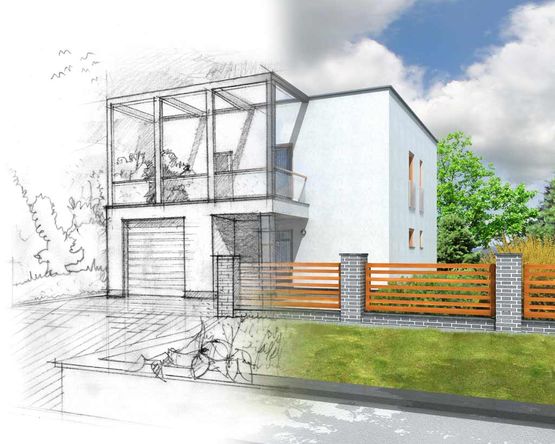 Haus wird geplant